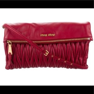 Miu Miu leather crossbody bag